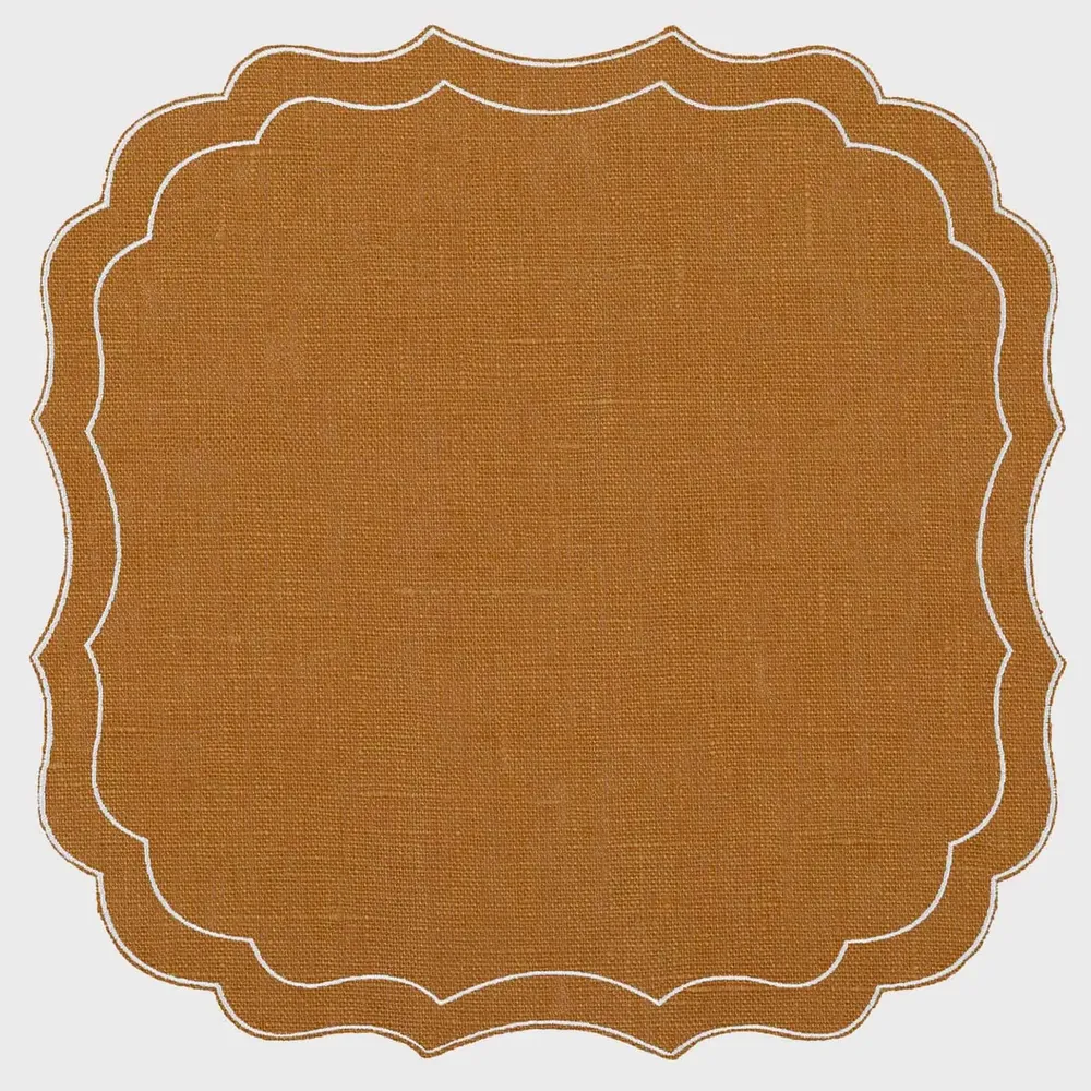 Linge de table textile - Set de table en lin Krinkle - La Gallina Matta - LA GALLINA MATTA