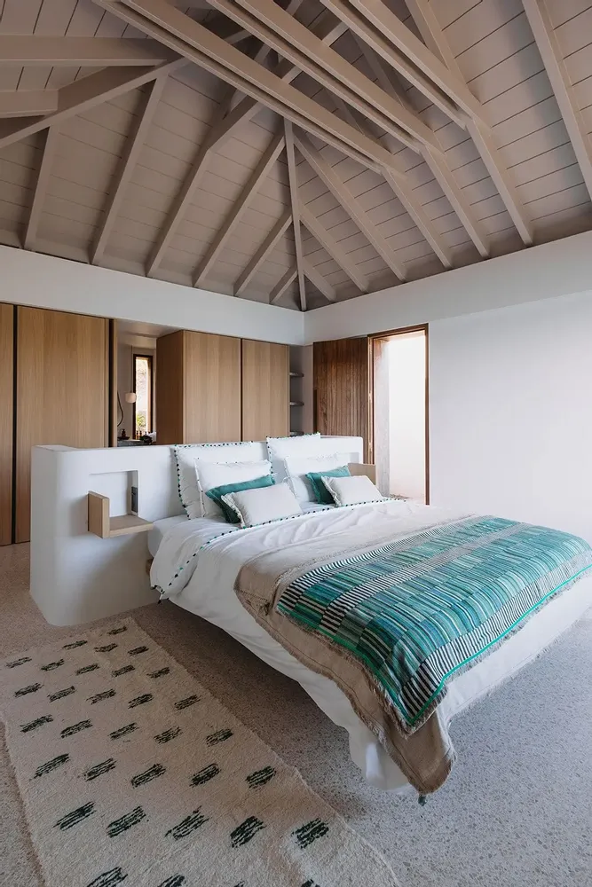 Bed linens - White cotton bed linen with tassels - MIA ZIA