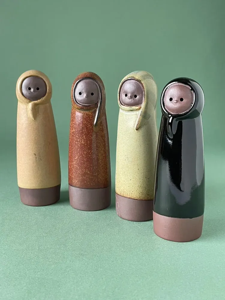 Ceramic - Ornament Yukinko doll - カシワクラフト