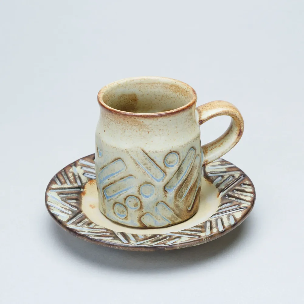 Mugs - Esupuresso cup & saucer - カシワクラフト