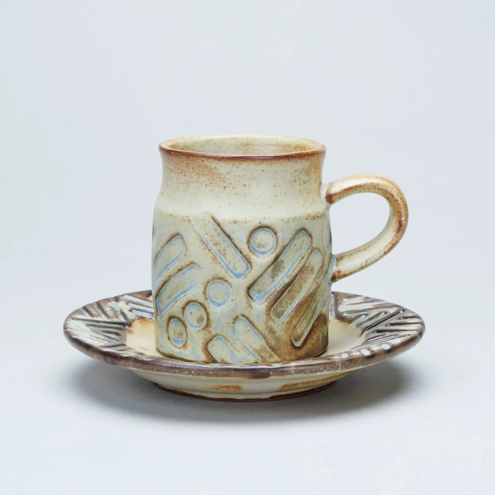 Mugs - Esupuresso cup & saucer - カシワクラフト