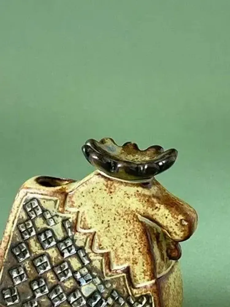 Vases - Vase A small horse/chicken/moose - カシワクラフト