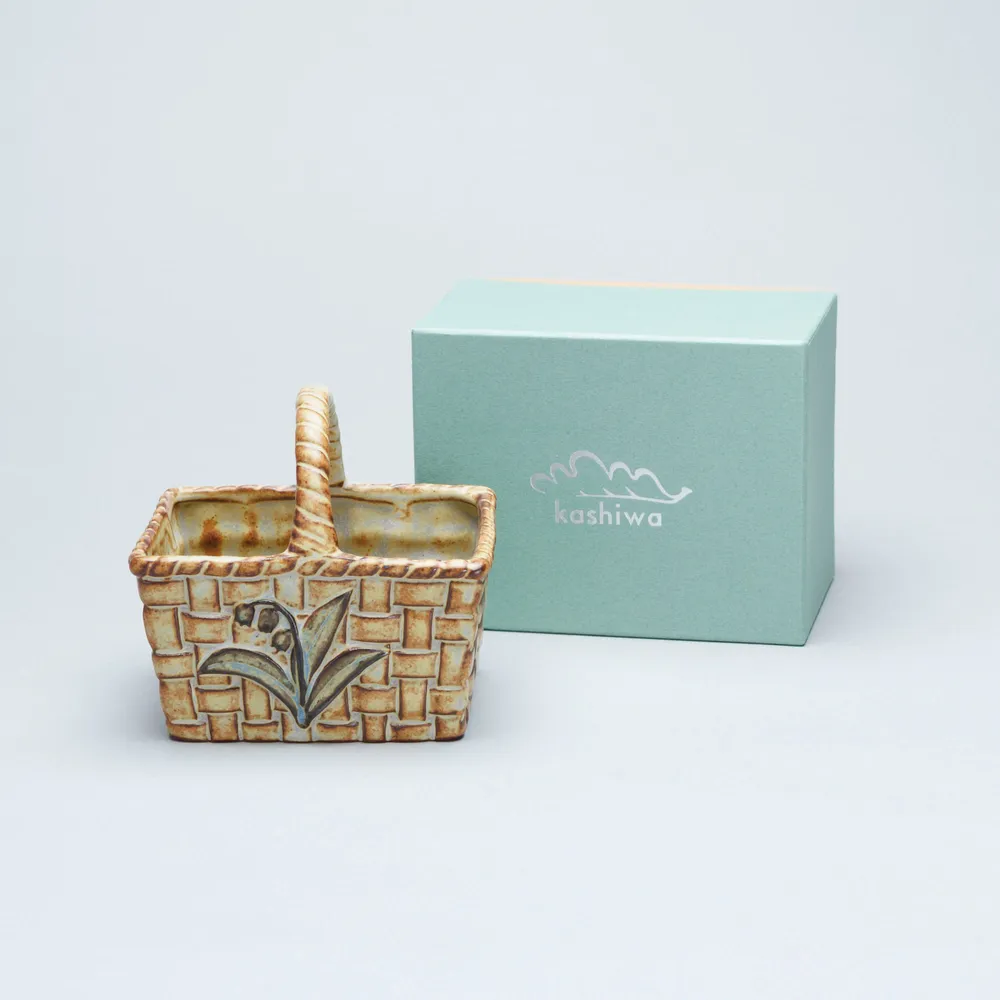 Gifts - Trinket Box Basket Square/Oval - カシワクラフト