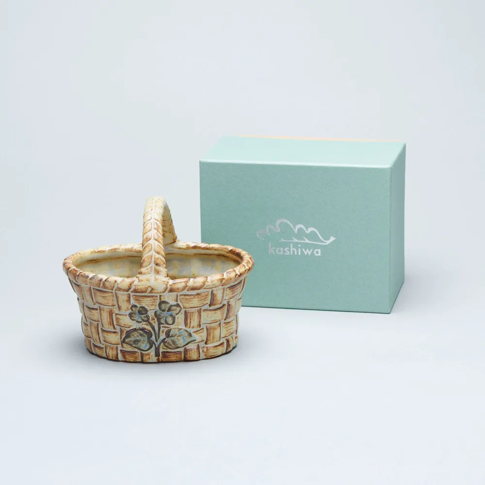 Gifts - Trinket Box Basket Square/Oval - カシワクラフト