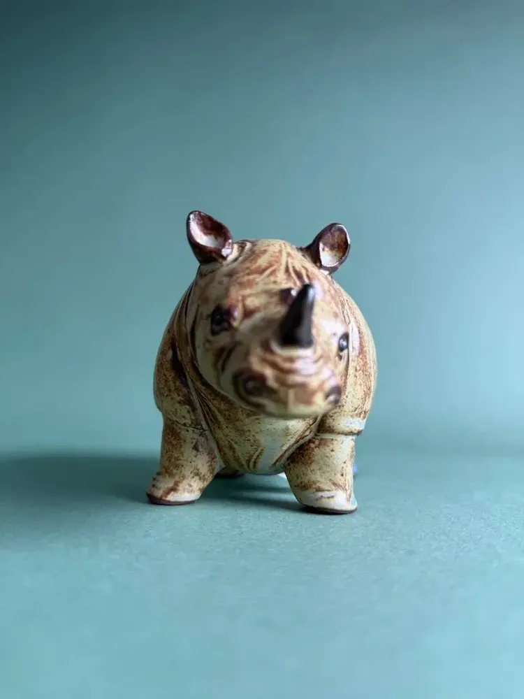 Decorative objects - Ornament Hippopotamus/Rhinoceros - カシワクラフト