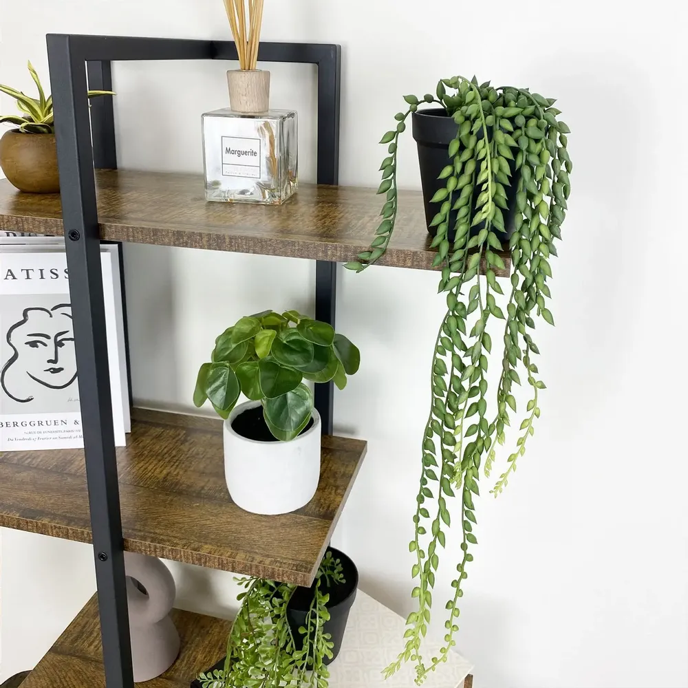 Décorations florales - Succulentes retombantes artificielles en pot (assortis) - LIGNE DÉCO