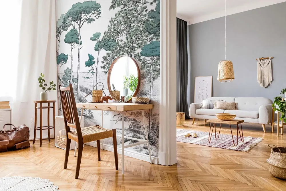 Decorative wall frescoes - Les Pins - PAPERMINT