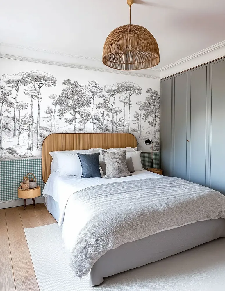 Decorative wall frescoes - Les Pins - PAPERMINT