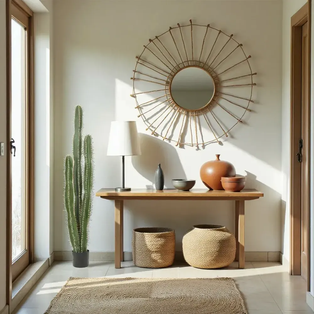 Décorations florales - Cactus artificiel en pot plastique noir - 2 modèles - LIGNE DÉCO