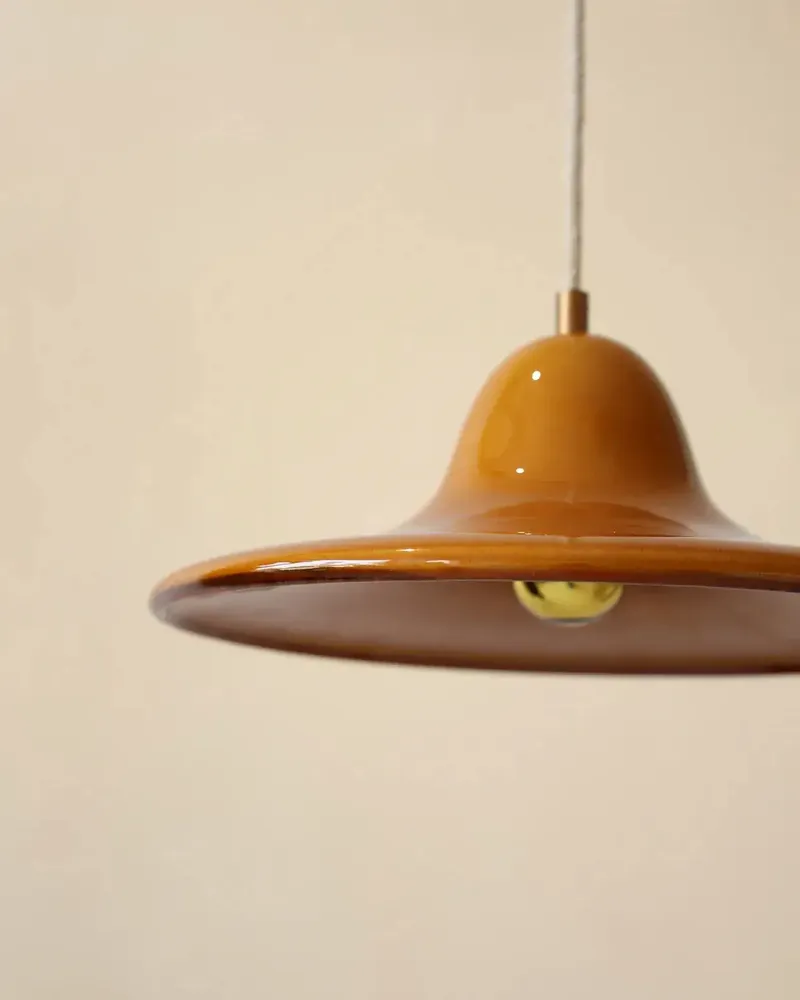 Hanging lights - GIGARO - Suspension en céramique brute - Chaux blanche - MASAME