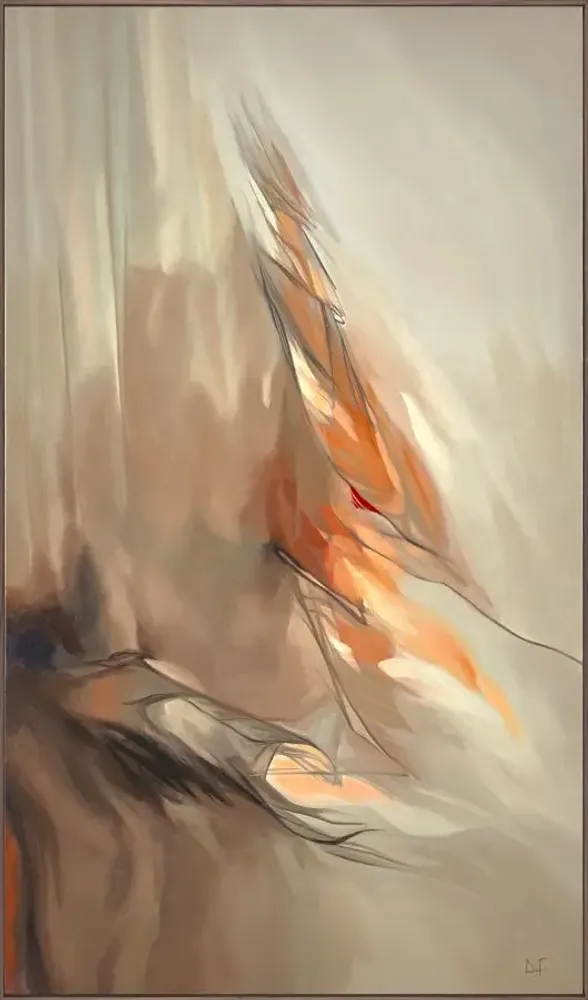 Services - 'Brumas 02' - Œuvre Originale - 170x100cm. - PERSPECTIVA 10