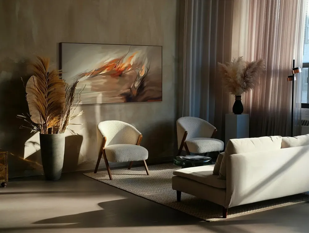 Services - 'Brumas 02' - Œuvre Originale - 170x100cm. - PERSPECTIVA 10