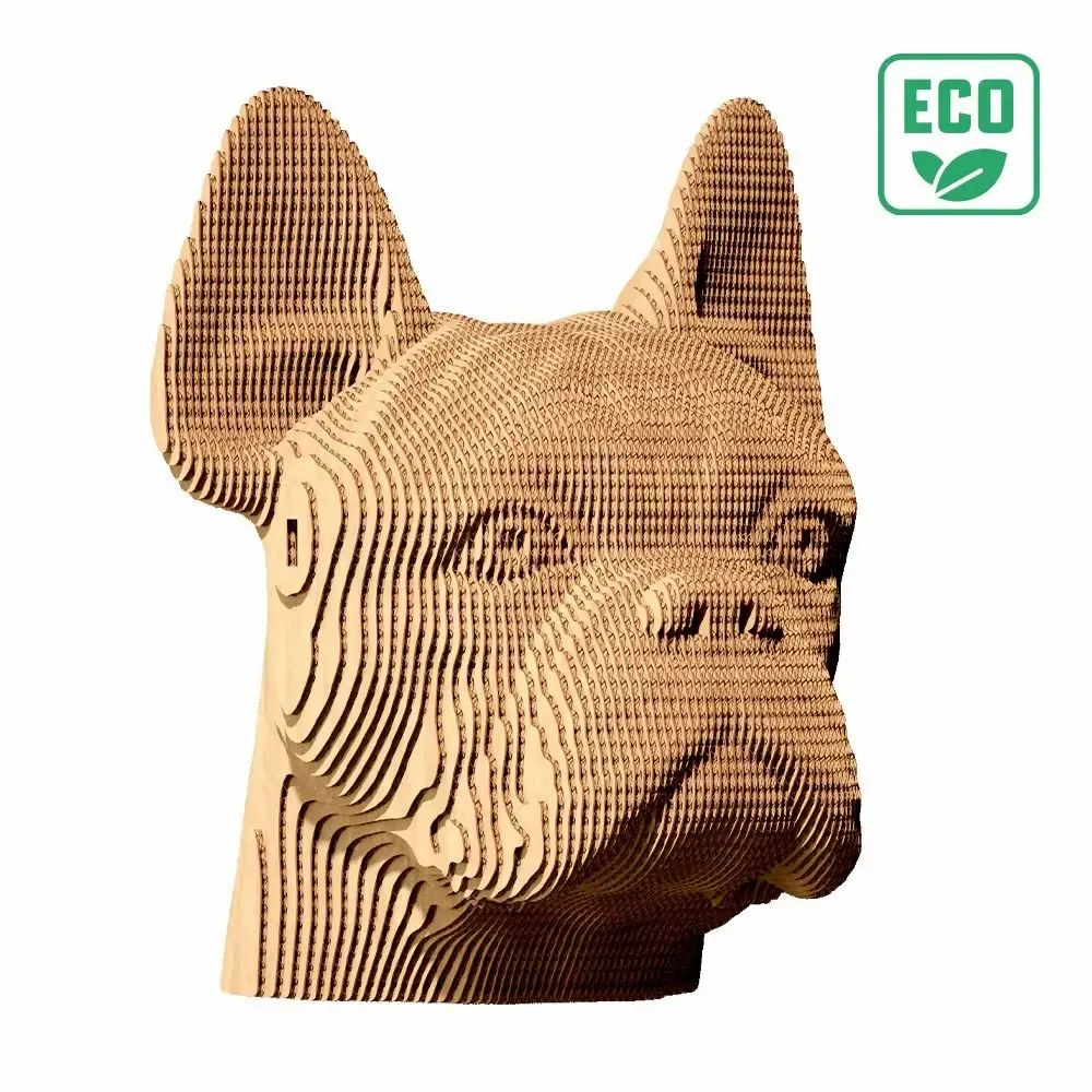 Stationery - CARTONIC Bulldog cardboard 3D-puzzle - CARTONIC
