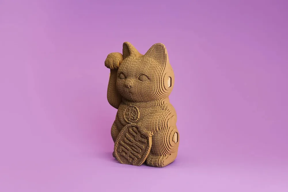 Stationery - CARTONIC Lucky Cat cardboard 3D-puzzle - CARTONIC