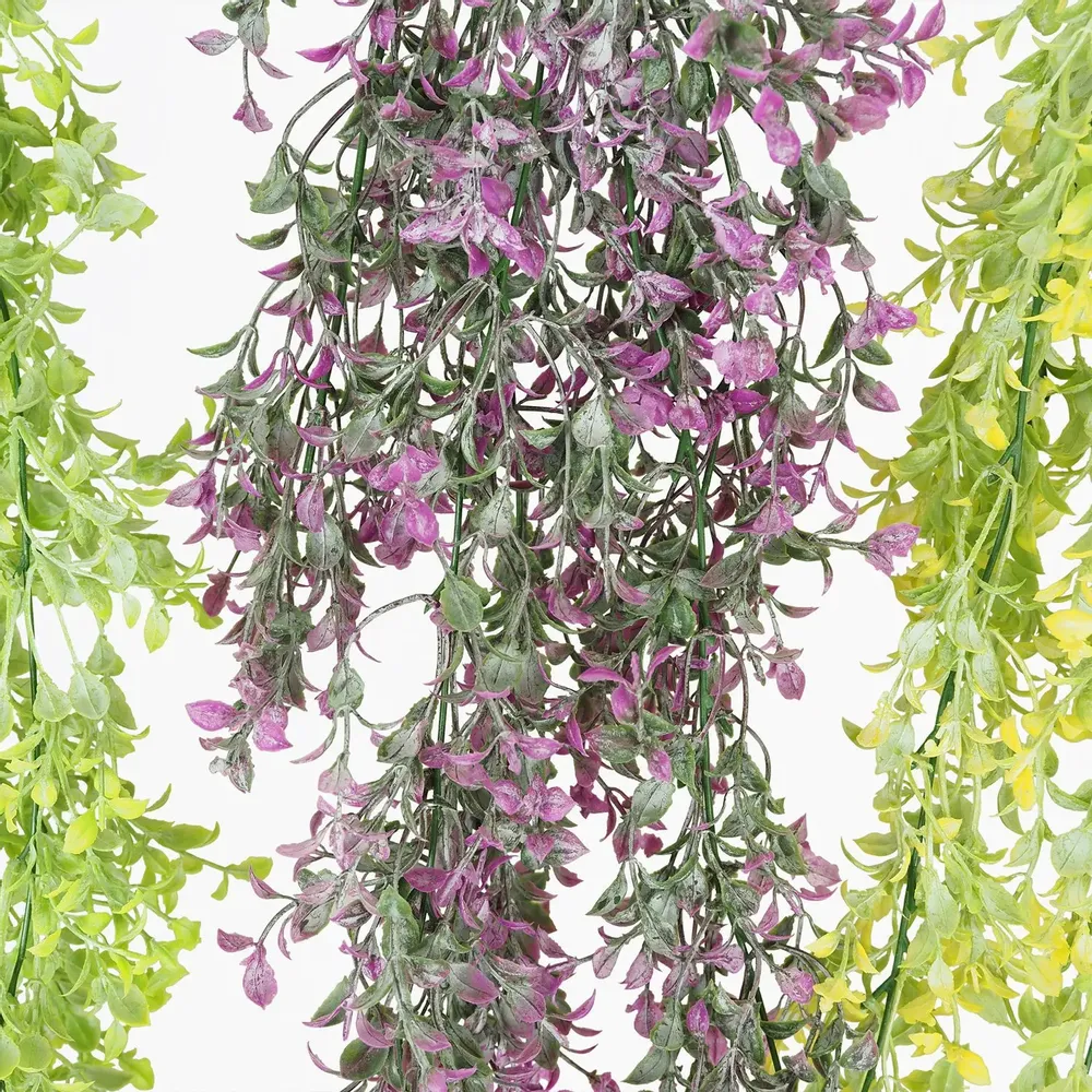 Décorations florales - Chute artificielle de feuillage - Violet - LIGNE DÉCO