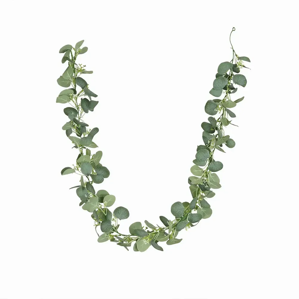 Floral decoration - Artificial eucalyptus garland - LIGNE DÉCO