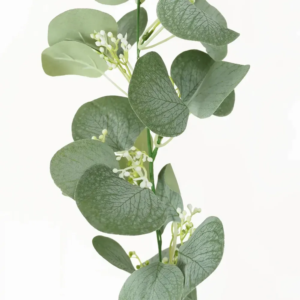 Floral decoration - Artificial eucalyptus garland - LIGNE DÉCO
