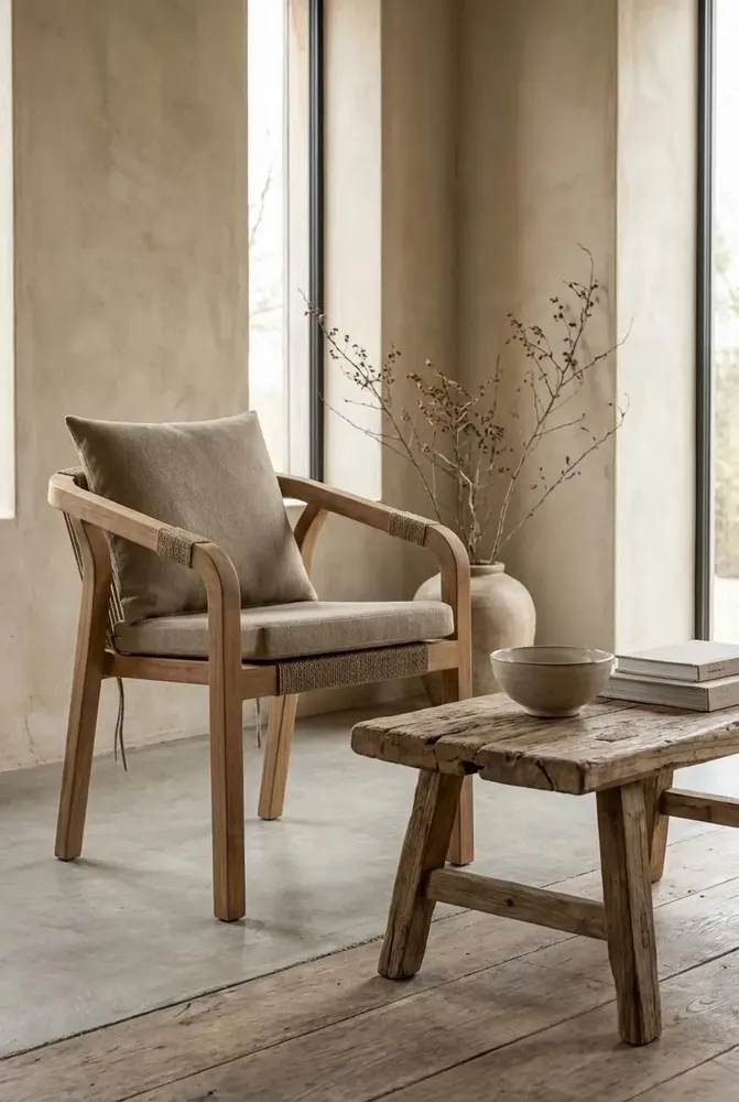 Chaises - Fauteuil outdoor en teck grade A - CHT14 - BALINAISA