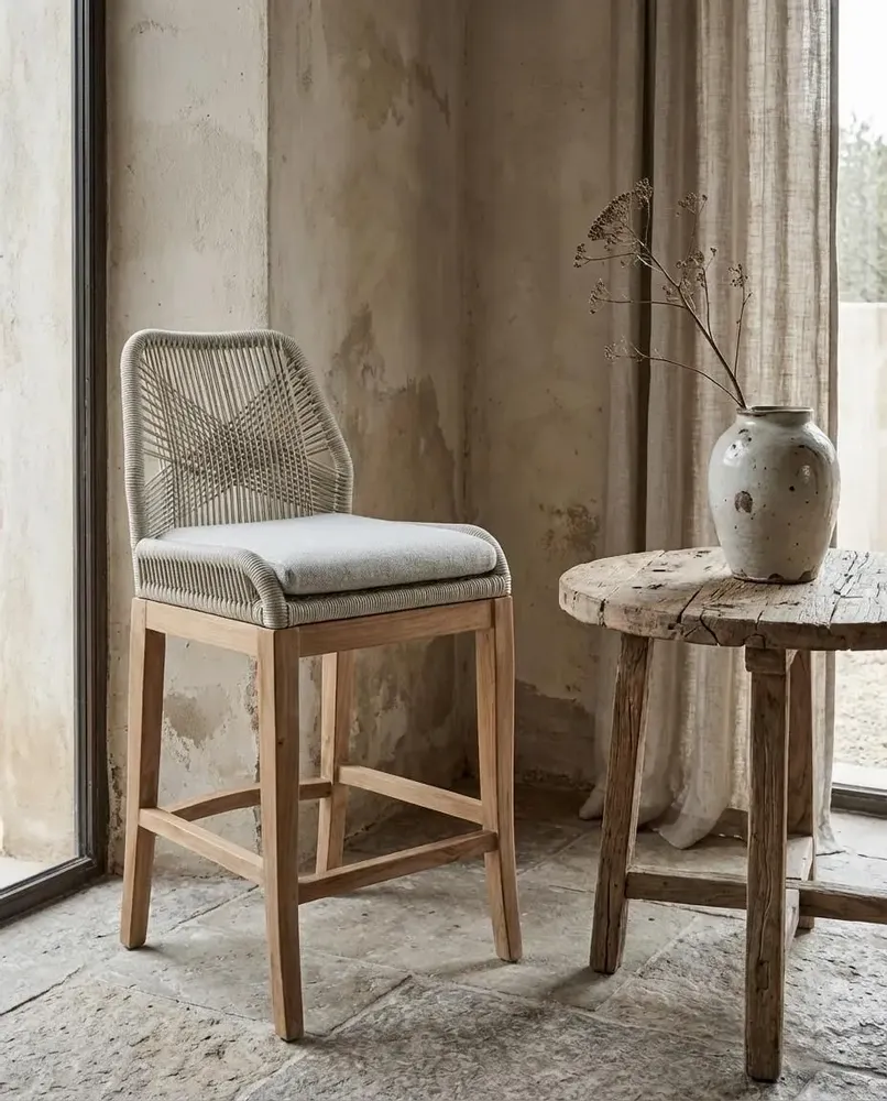 Fauteuils de jardin - Fauteuil de bar "Lisa Bar" ( H 75/115 cm) - BALINAISA