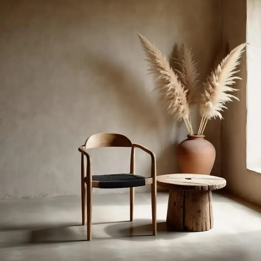 Lawn chairs - Olefin teak and rope chair - CHT21 - BALINAISA