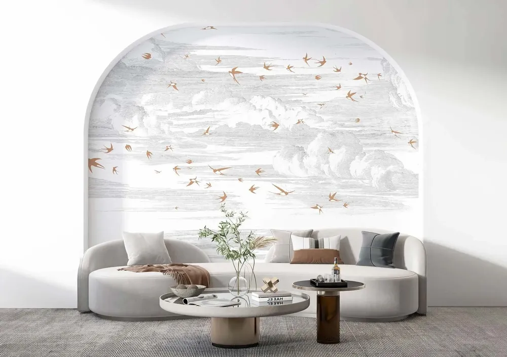 Decorative wall frescoes - Fresque • Envolée - PAPERMINT