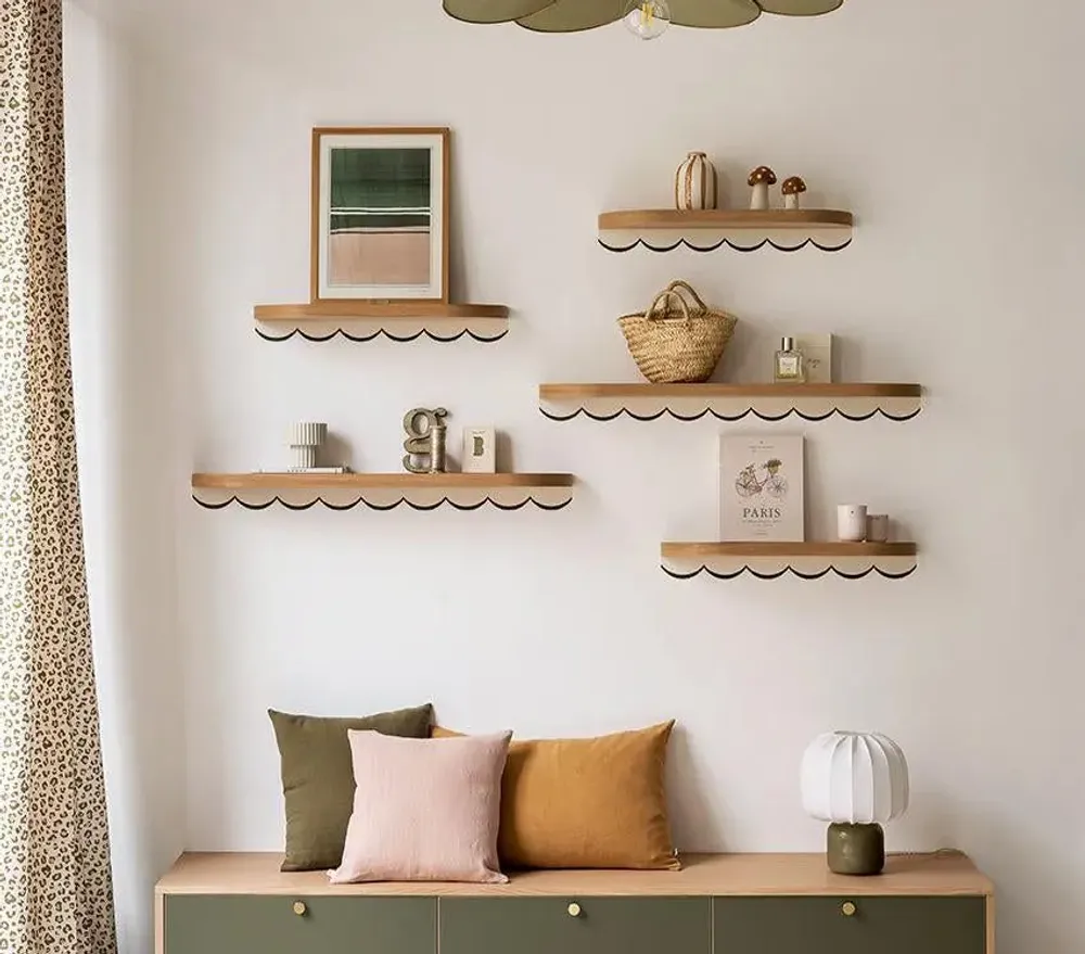 Wallpaper - Twist of fate - Olive - BILBOQUET DÉCO