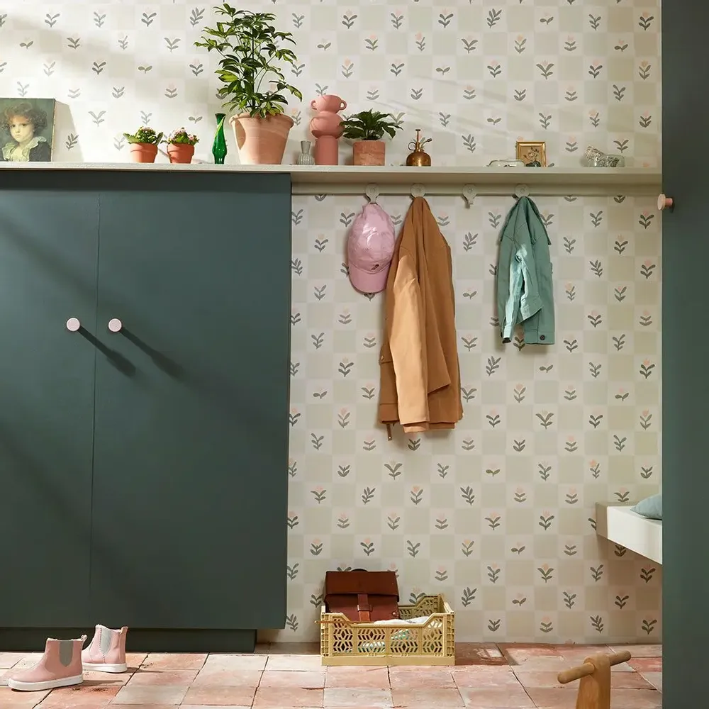 Wallpaper - Old school wallpaper - BILBOQUET DÉCO