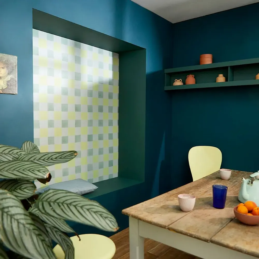 Papiers peints - Papier Peint Echec et mat - vert - BILBOQUET DÉCO