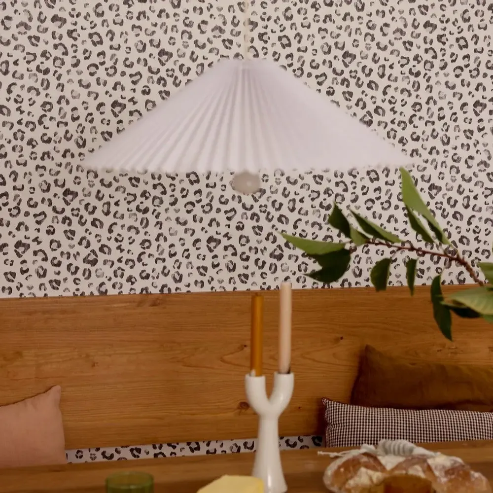 Papiers peints - Papier Peint Graou - Noir & blanc - BILBOQUET DÉCO