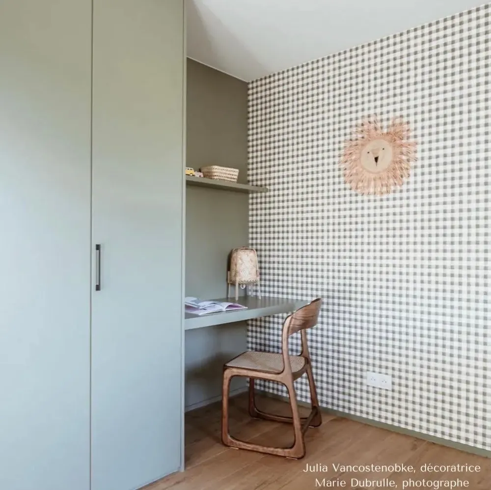 Papiers peints - Papier Peint Telle mère, telle fille - vert - BILBOQUET DÉCO