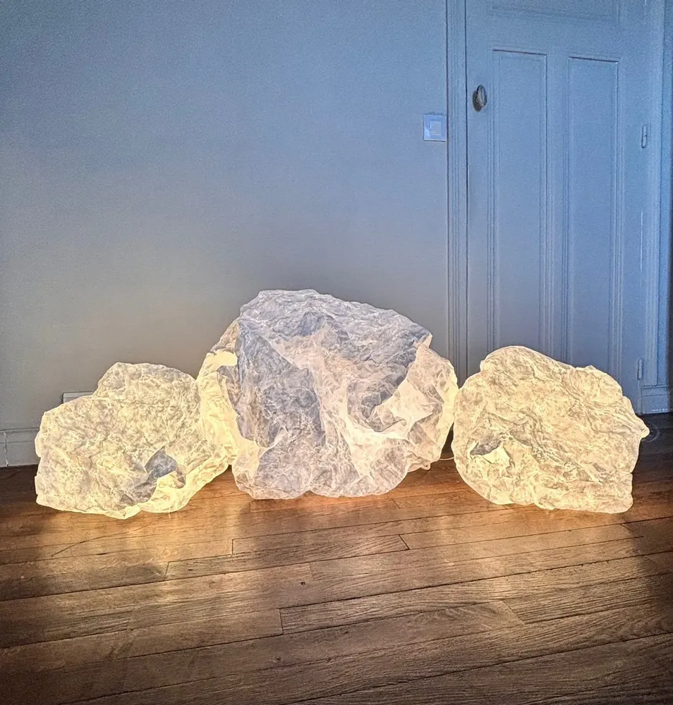 Table lamps - Brume table lamp - GÉRALDINE POUZET - LUMINAIRES