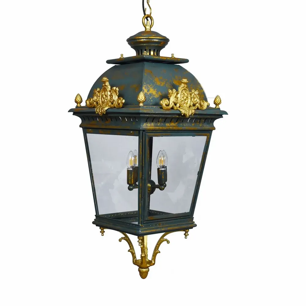 Decorative objects - Lantern - Casino (Green & Gold) - DÉCORS & LANTERNES D'AUTREFOIS