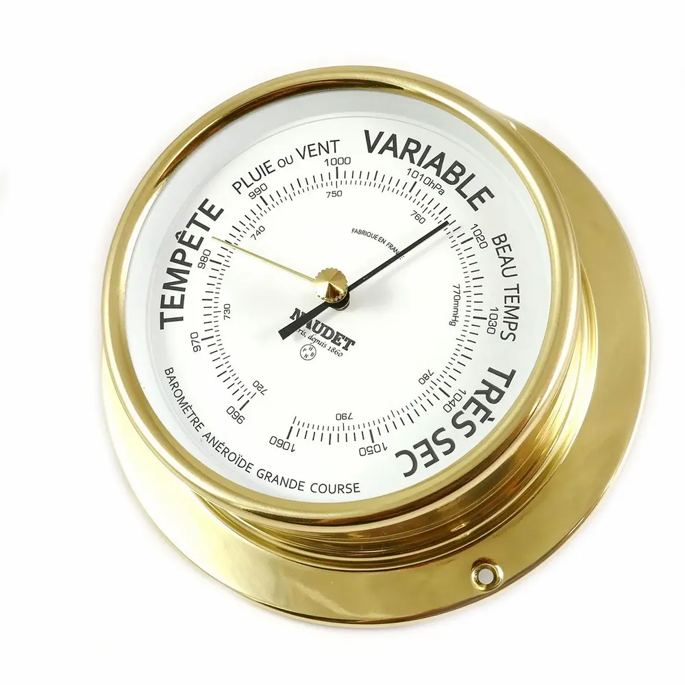 Clocks - 10CM DIAL BAROMETERS - NAUDET