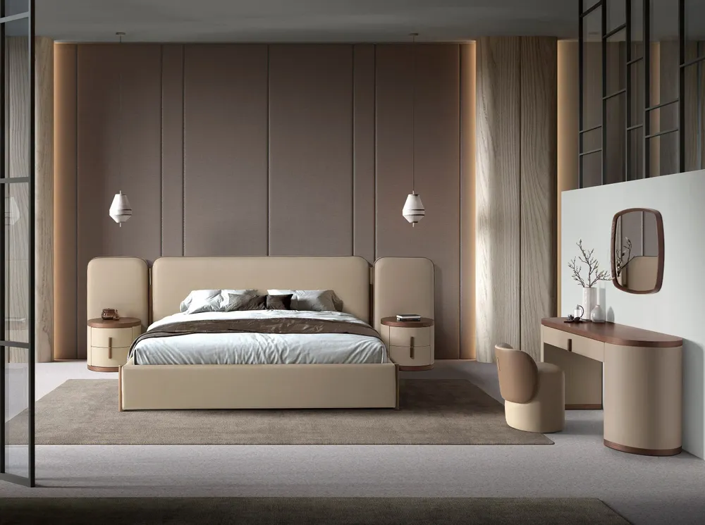 Miroirs - Miroir mural carré en noyer - ANGEL CERDÁ