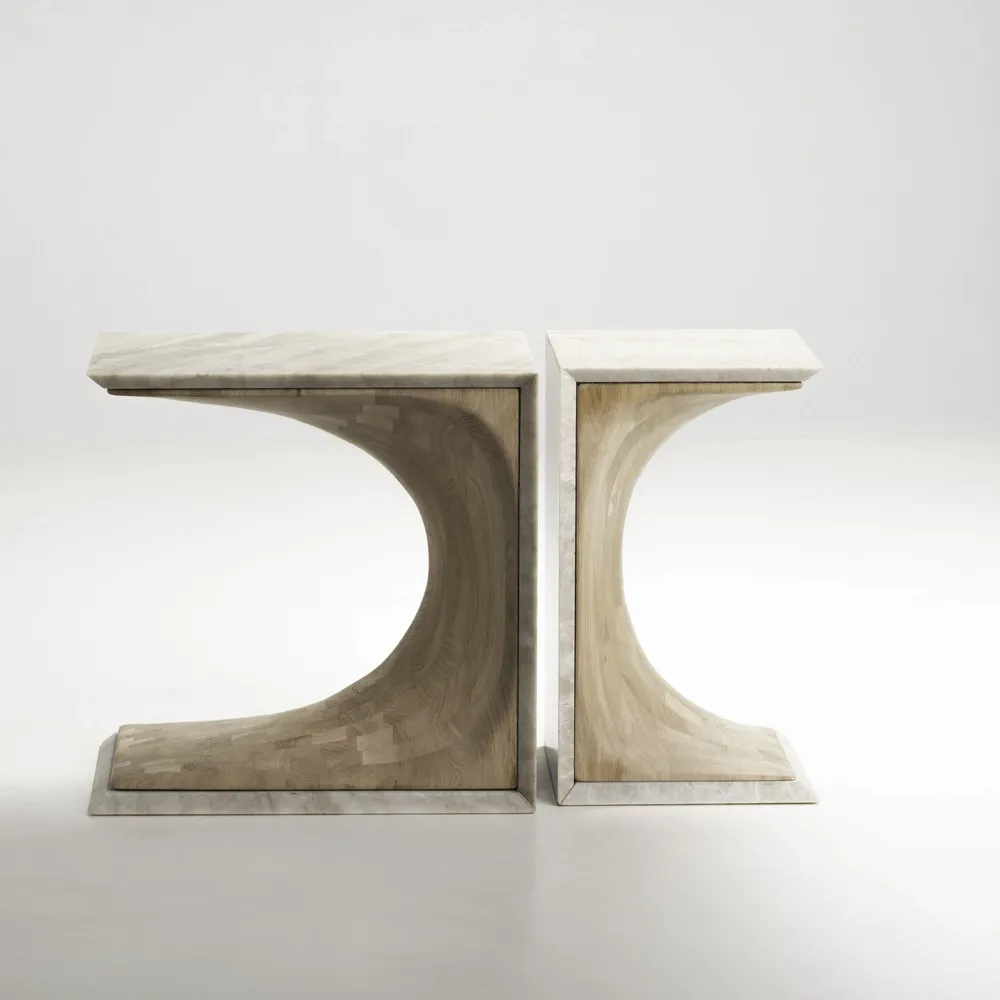 Coffee tables - ETERRA side table - KAMIEN ATELIER