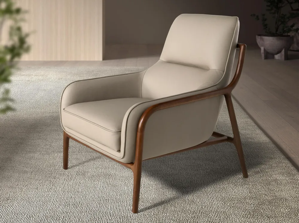 Armchairs - Mink leather armchair - ANGEL CERDÁ