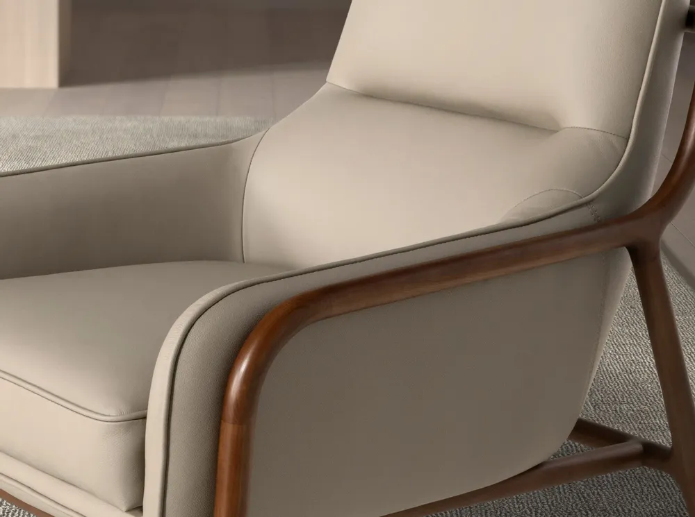 Armchairs - Mink leather armchair - ANGEL CERDÁ