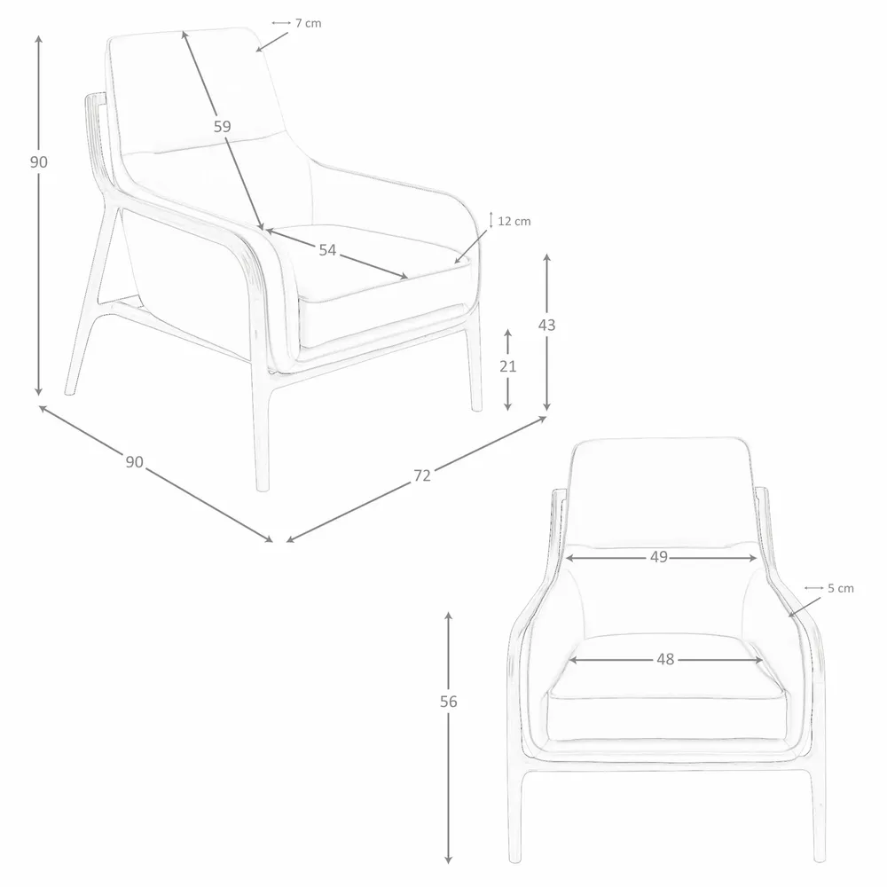 Armchairs - Mink leather armchair - ANGEL CERDÁ