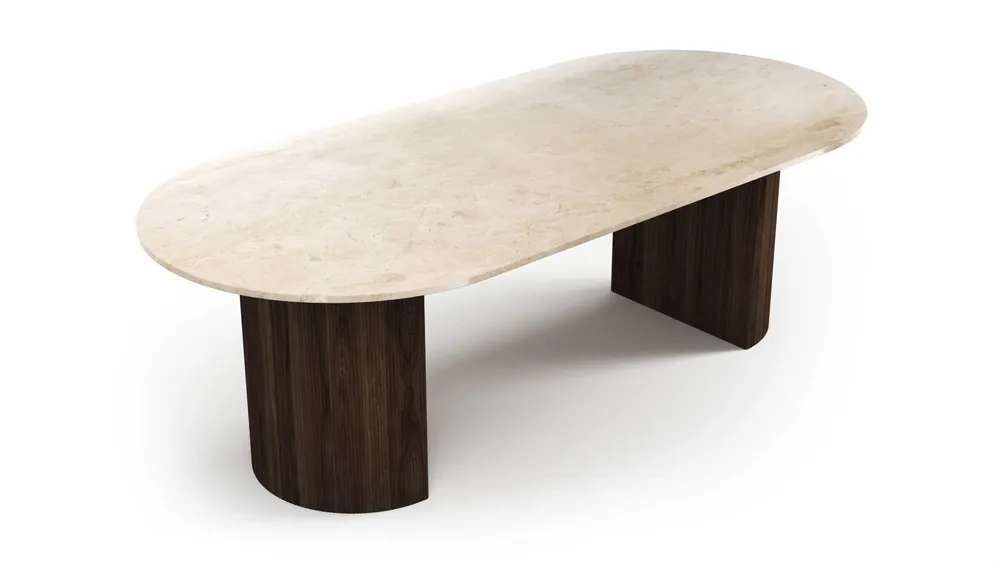 Dining Tables - Refleko - Dining Tables - Crema Marble - STONE VALLEY