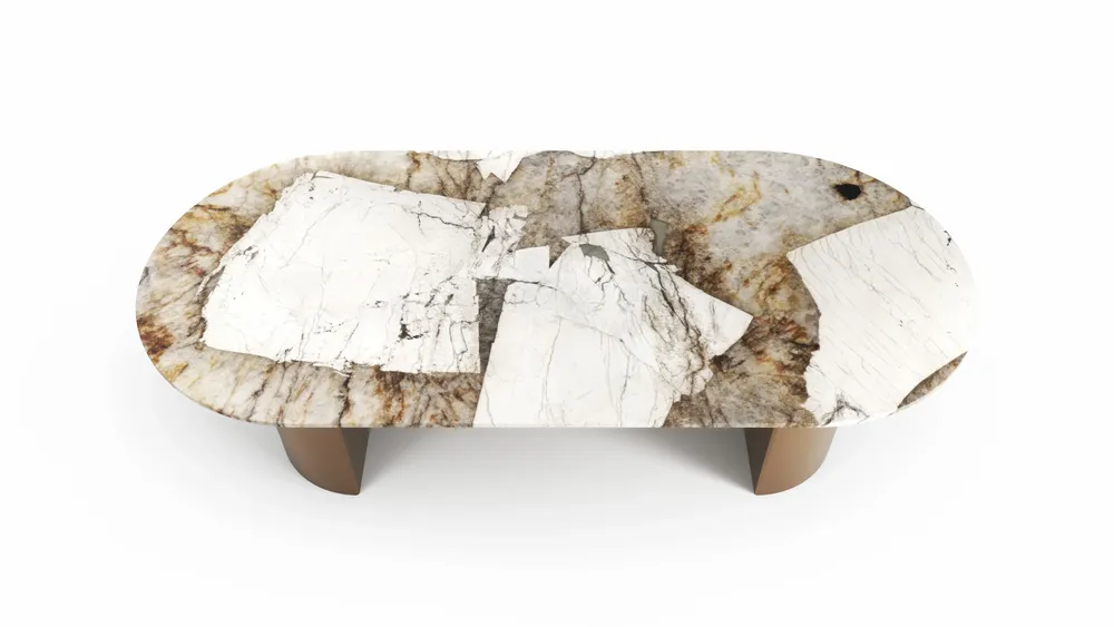 Dining Tables - Refleko - Dining Tables - Patagonia Quartzite - STONE VALLEY