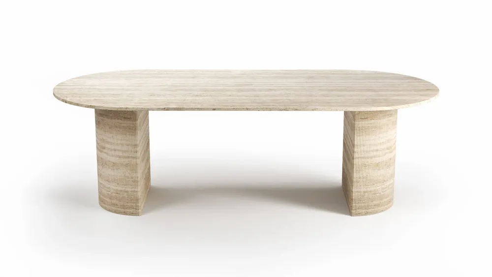 Dining Tables - Refleko - Dining Tables - Classic Travertine - STONE VALLEY