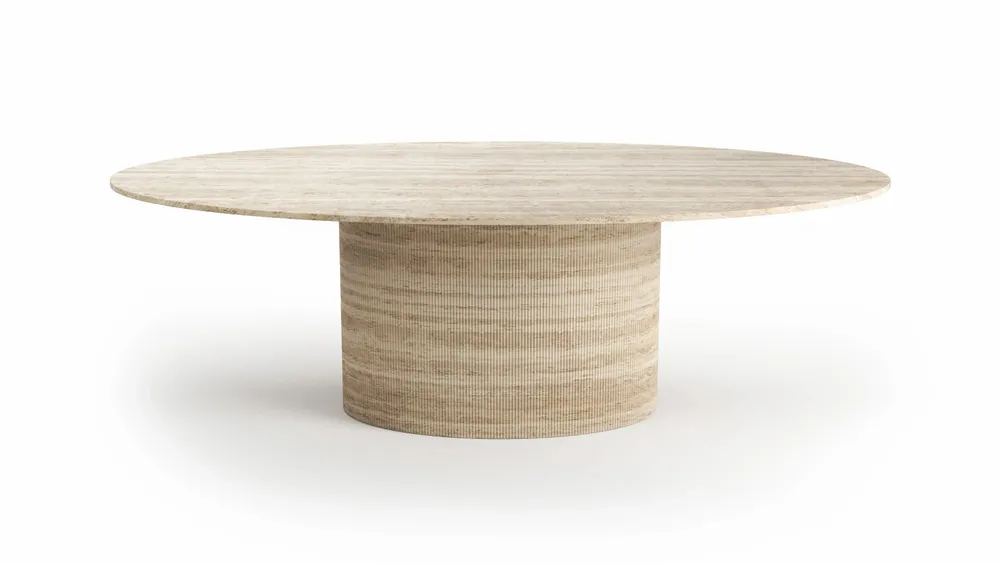 Dining Tables - Valleyra - Dining Tables - Classic Travertine - STONE VALLEY