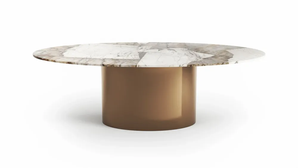 Dining Tables - Valleyra - Dining Tables - Patagonia Quartzite - STONE VALLEY