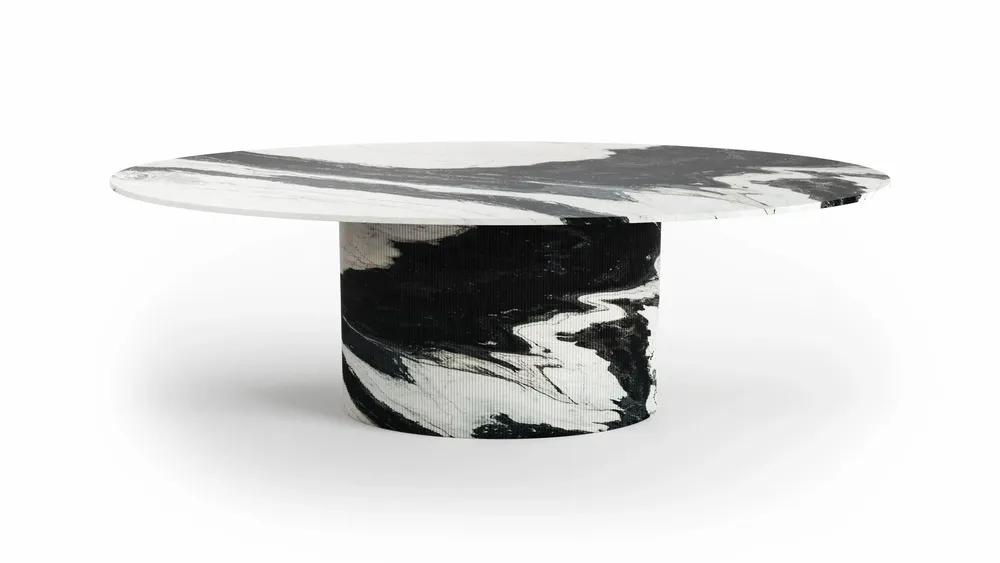 Dining Tables - Valleyra - Dining Tables - Panda Marble - STONE VALLEY