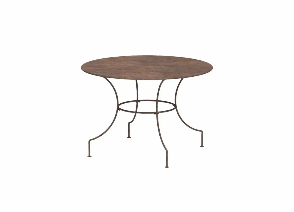 Decorative objects - Furniture - Large 110" round iron table - DÉCORS & LANTERNES D'AUTREFOIS