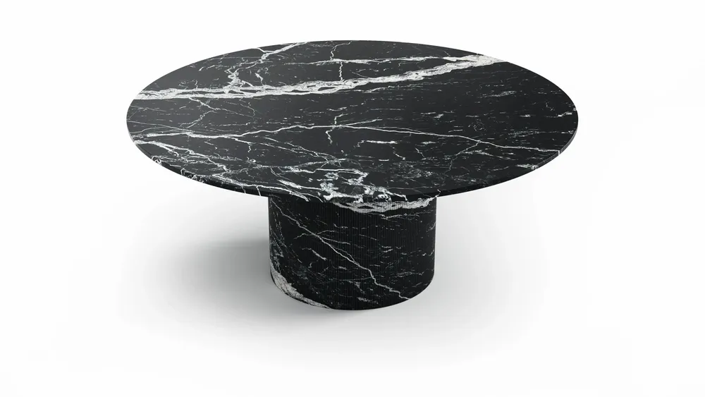 Dining Tables - Ocel - Dining Tables - Nero Maquina Marble - STONE VALLEY