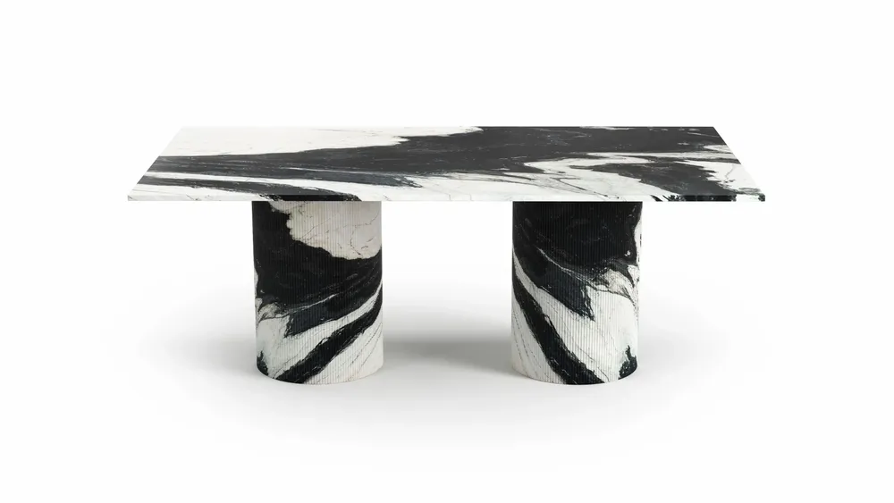Dining Tables - Jaspura - Dining Tables - Panda Marble - STONE VALLEY