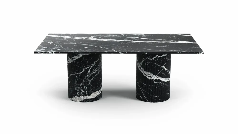 Tables Salle à Manger - Jaspura - Tables à manger - Marbre Nero Maquina - STONE VALLEY