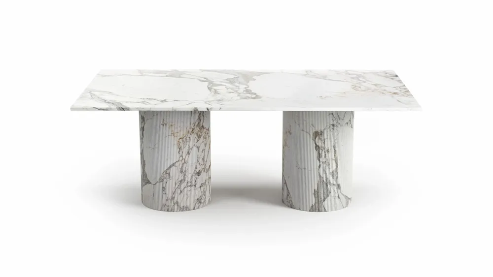 Tables Salle à Manger - Jaspura - Tables à manger - Marbre Calacatta Oro - STONE VALLEY