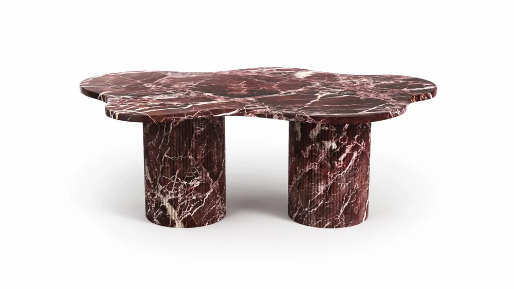 Coffee tables - Nunoca - Coffee Tables - Rosso Levano Marble - STONE VALLEY